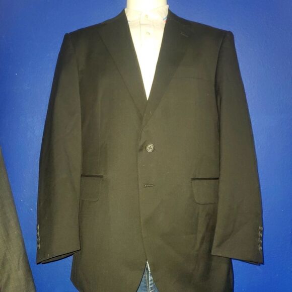 Arrow Men's Black Wool Blend Sport Coat Size 40 Short - Picture 1 of 6